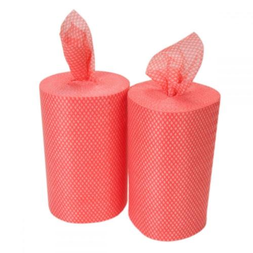 Product Simon Safety -     Lightweight Wipe Rolls - Case of 2 Rolls - Red image