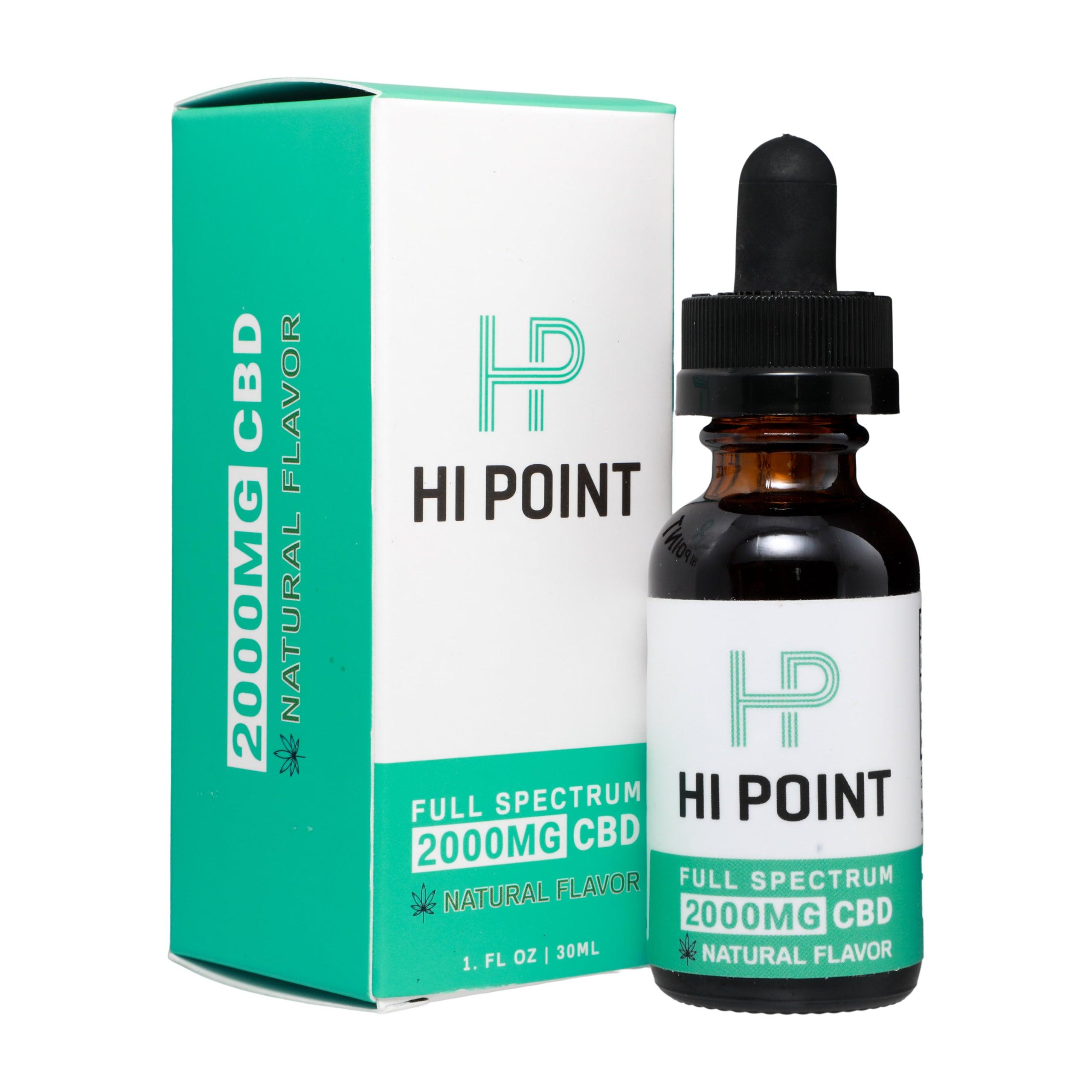 Product 2,000 mg Full Spectrum CBD Extract Tincture | Hi Point Labs image