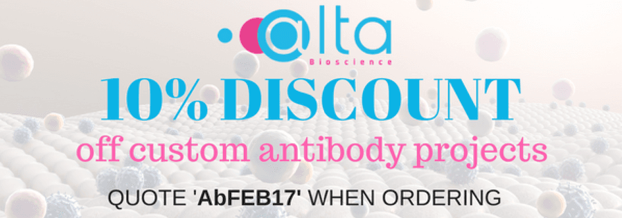 Product 10% Discount for Custom Antibody Services from Altabioscience image