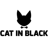 Cat In Black Software House Logo