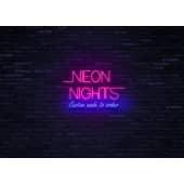 Neon Nights | Custom Neon Signs Logo