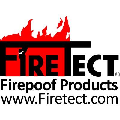 Firetect Inc. Flame Fire Retardant Applicators and Mfg. Logo