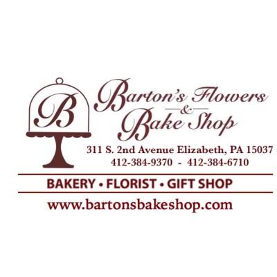 Barton's Flowers and Bake Shop Logo