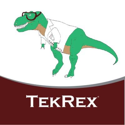TekRex: a TyRex Technology Family Company Logo