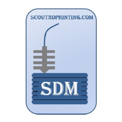 Scout Design & MFG (Scout 3D Printing) (SDM) Logo