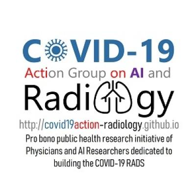 COVID-19 Action Group on AI and Radiology Logo