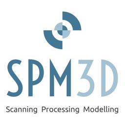 SPM 3D - Scanning Photogrammetry Modelling Logo