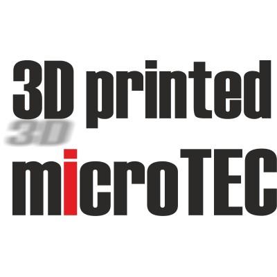 3D printed microTEC Logo