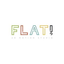 FLAT 2D Motion Studio Logo