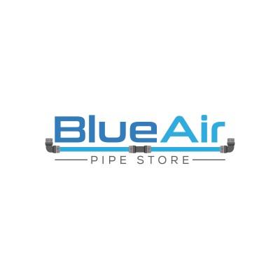 The Blue Air Pipe Store Logo