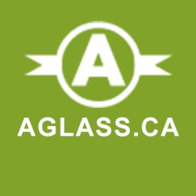 A Glass And Aluminum Logo