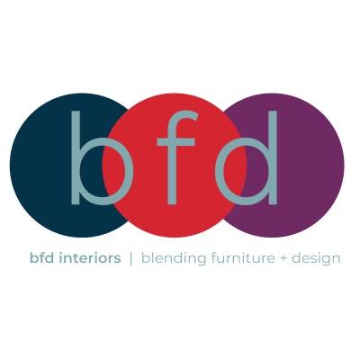 bfd interiors | blending furniture + design Logo