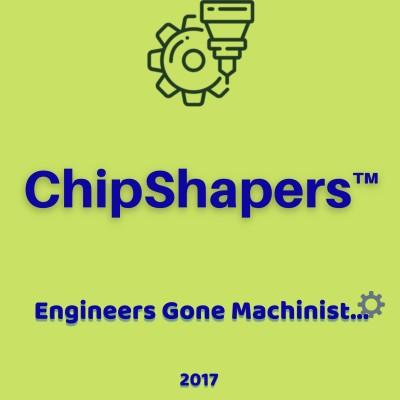 ChipShapers™ I Engineers Gone Machinist…⚙️ Logo