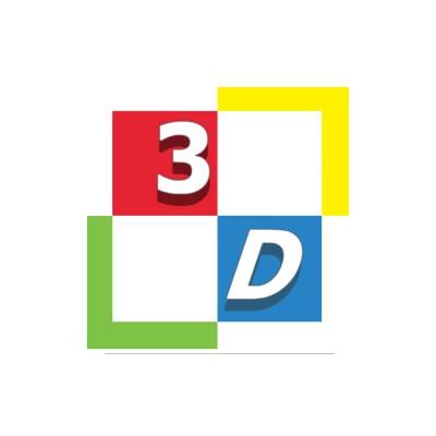 3xD Centrum Druku 3D i CNC. Logo