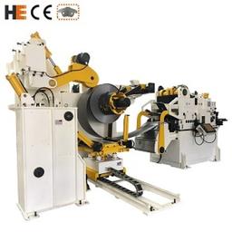 Coil handling equipment Press feeding line Decoiler straightener feeder Servo roll feeder Logo