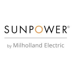 SunPower by Milholland Electric Logo