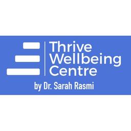 Thrive Wellbeing Centre by Dr. Sarah Rasmi Logo