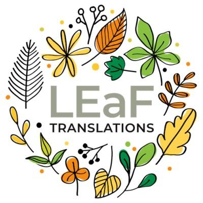 LEaF Translations - SEO Translation Company Logo