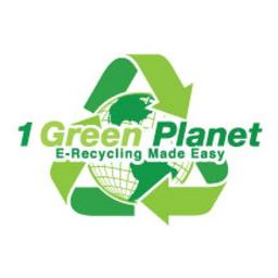 1 Green Planet Electronics Recycling Logo