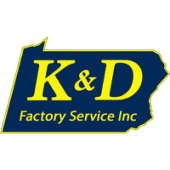 K&D Factory Service Logo