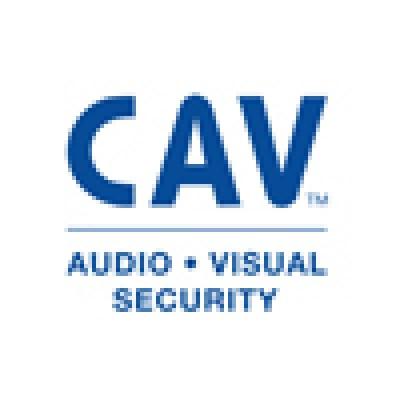 CAV Audio Visual Security's Logo