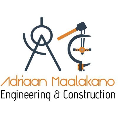 Adriaan Maalakano Engineering & Construction pty ltd. Logo