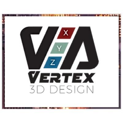 Vertex 3D Design Logo