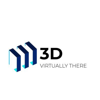 3D Virtually There Logo
