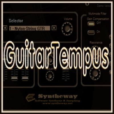 GuitarTempus Virtual Acoustic Semi Acoustic and Electric Guitars VST VST3 Audio Unit EXS24 KONTAKT Logo