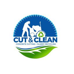 Cut and Clean Concrete Cutting Logo
