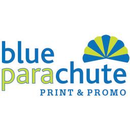 Blue Parachute Print & Promo Logo