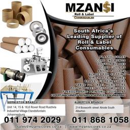 Mzansi Roll & Label Consumables Logo
