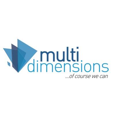 Multidimensions Media Agency & Design / Web Training Logo