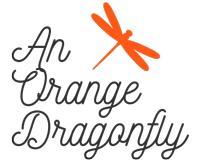 An Orange Dragonfly's Logo