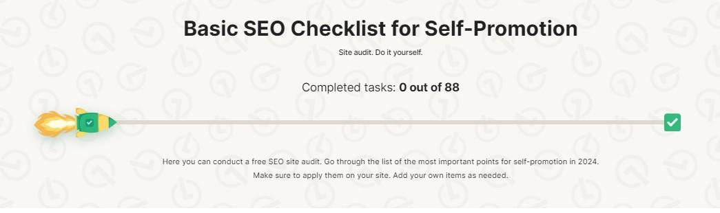 Product: With the help of our SEO checklist, you can make a current analysis of the site to adjust the efforts of the SEO specialist.