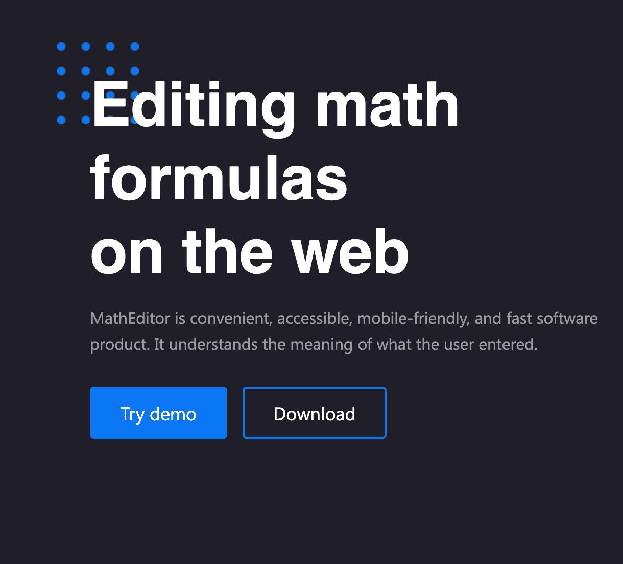 UseCase: Edit Math Formulas