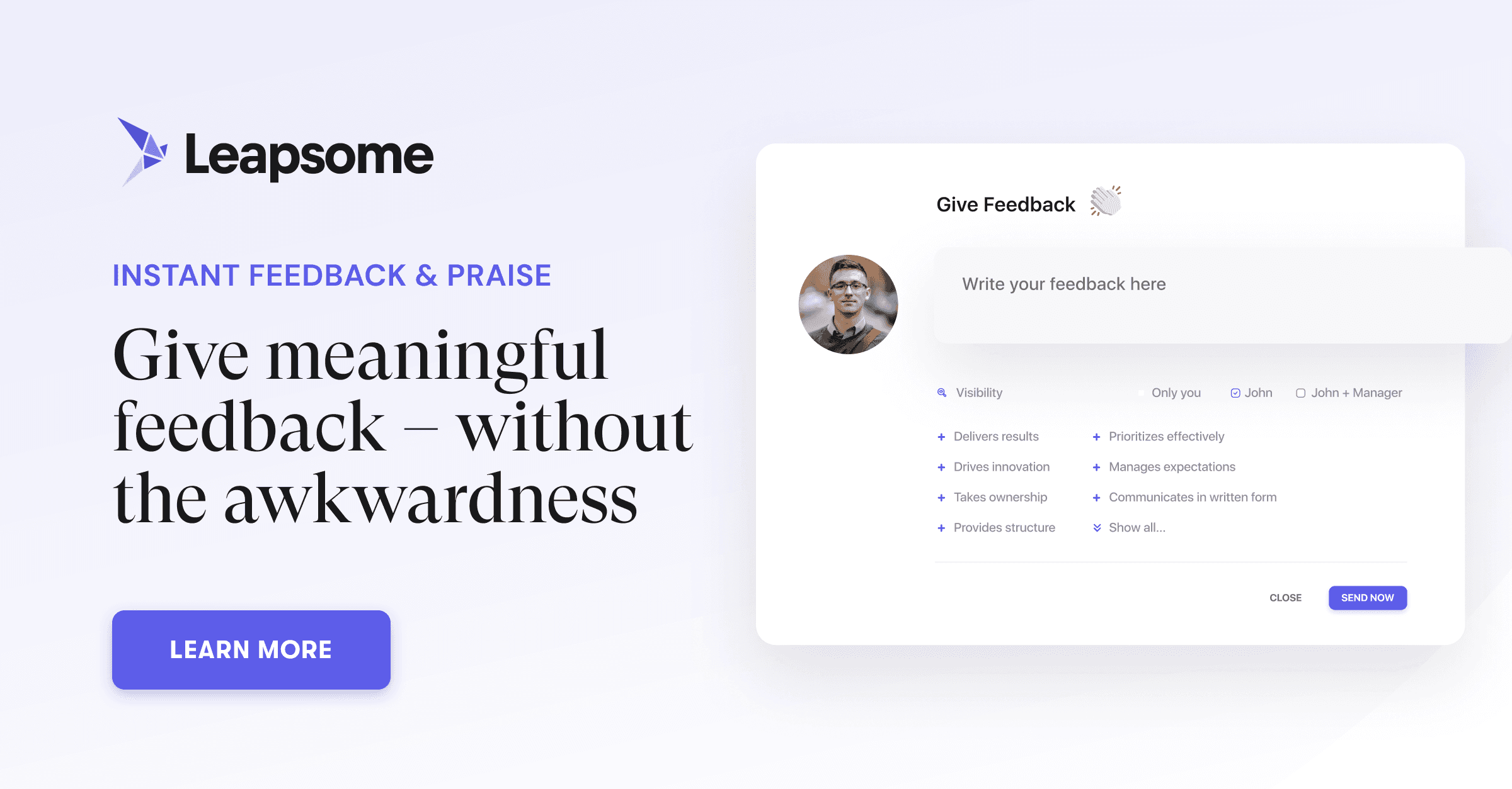 Product: Employee Feedback & Praise Software | Leapsome