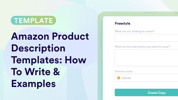 Product Amazon Product Description Templates: How To Write & Examples image