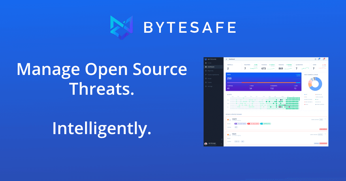Product  Securing Open Source for Banking & Financial Services | Bytesafe image