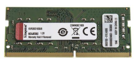 Product Kingston 8GB Ram, 2666MHZ DDR4 Non-Ecc CL19 Sodimm 1RX8 | SnapperNet image