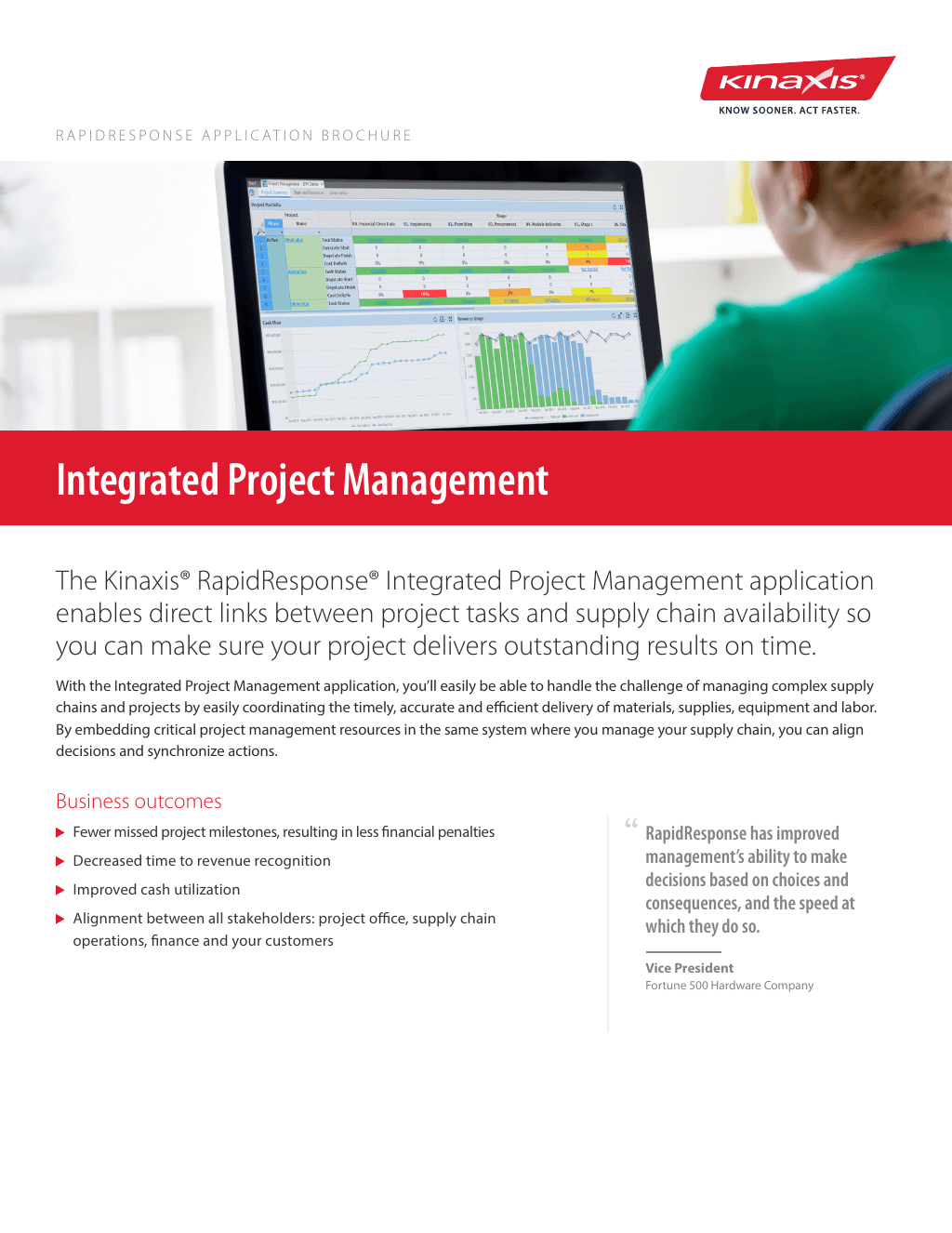 UseCase: Integrated Project Management brochure