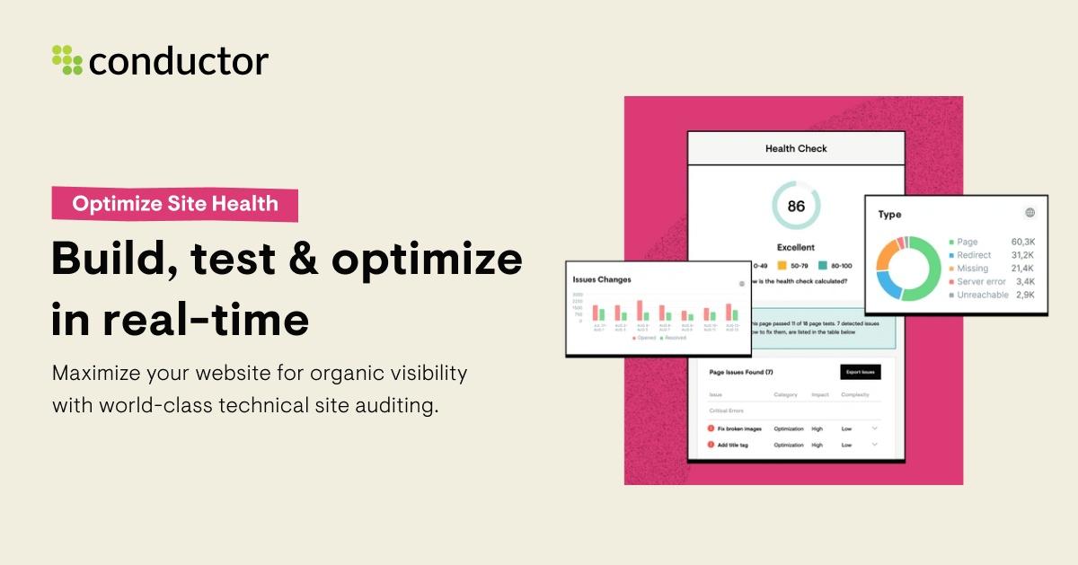 Product Real-Time Website Optimization | Conductor SEO Platform image