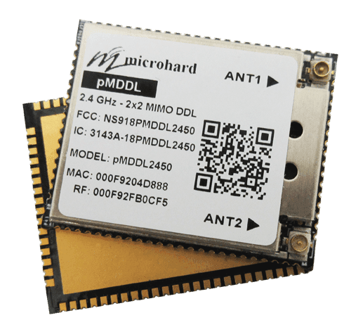 Product Buy Microhard pMDDL2450 2.4GHz MIMO Digital Data Link | ModalAI, Inc. image