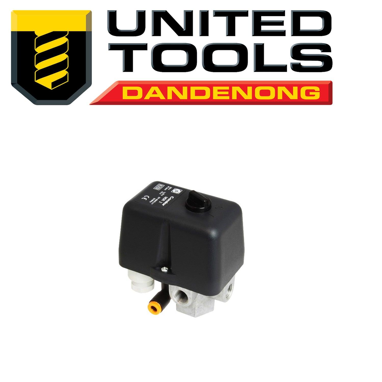 Product 
			CONDOR MDR2 (Genuine) Air Compressor Switch 175psi – 4 port Inc Delive

			
				– United Tools Dandenong South
			
		 image