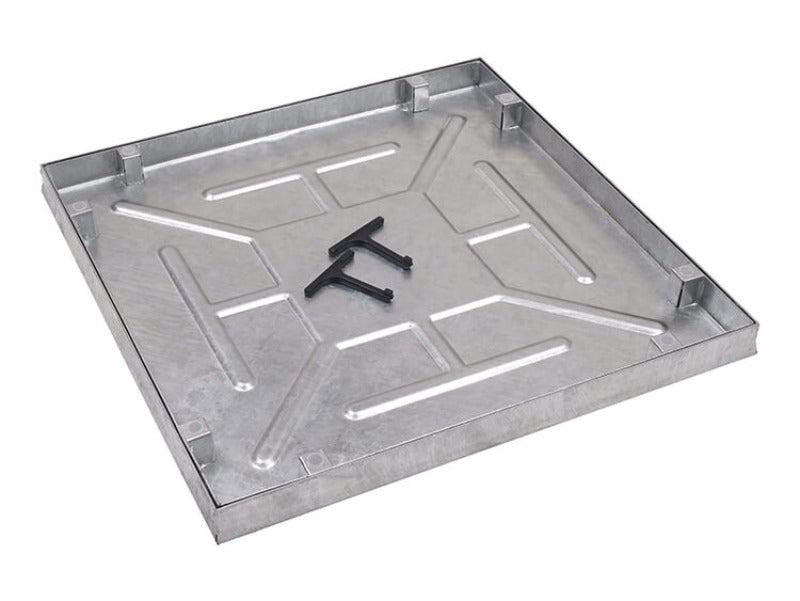 Product 600 x 600mm Odour & Watertight Manhole Cover w/ 43.5mm Recessed Tray — Eco Trade Counter image