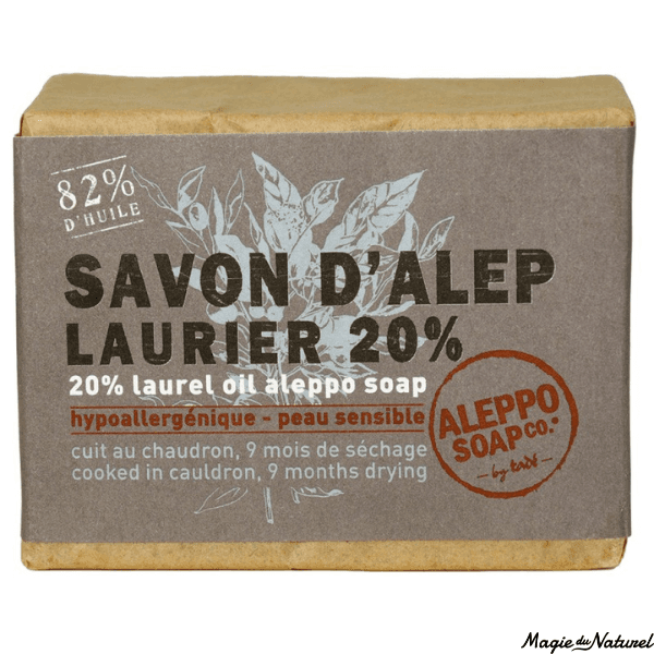 Product Savon d'Alep 20% huile de laurier - Aleppo Soap by Tadé - La Magie du Naturel image