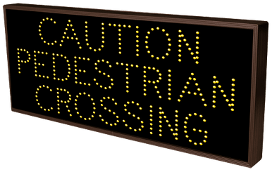Product Caution Pedestrian Crossing LED Sign image