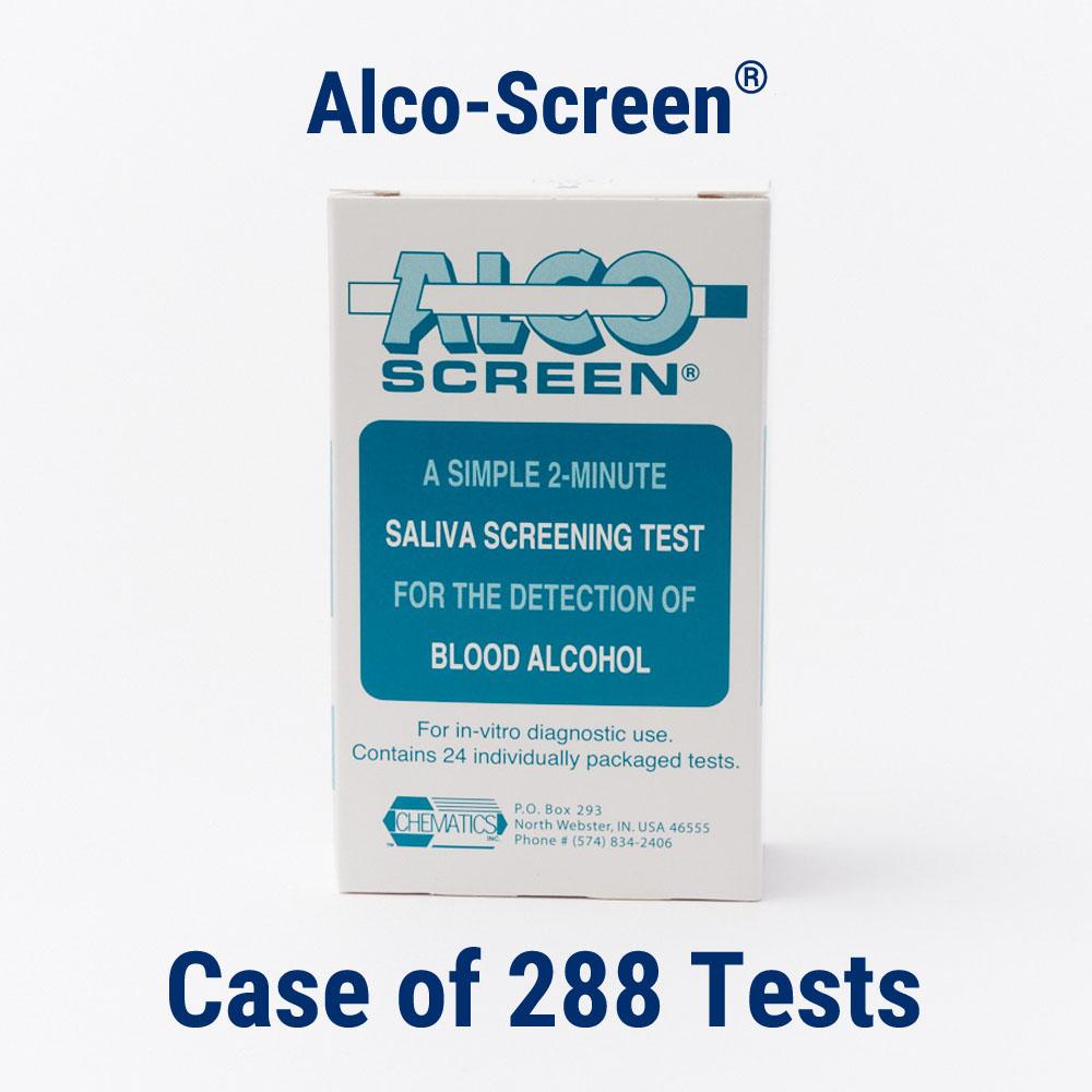 Product  Alco-Screen® Alcohol Test (Case of 288 Tests) | Chematics, Inc. Chematics, Inc. image
