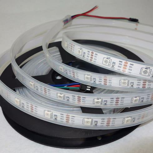 Product Digital RGB Addressable LED Weatherproof Strip - 60 LED with Integrate — Cool Components image