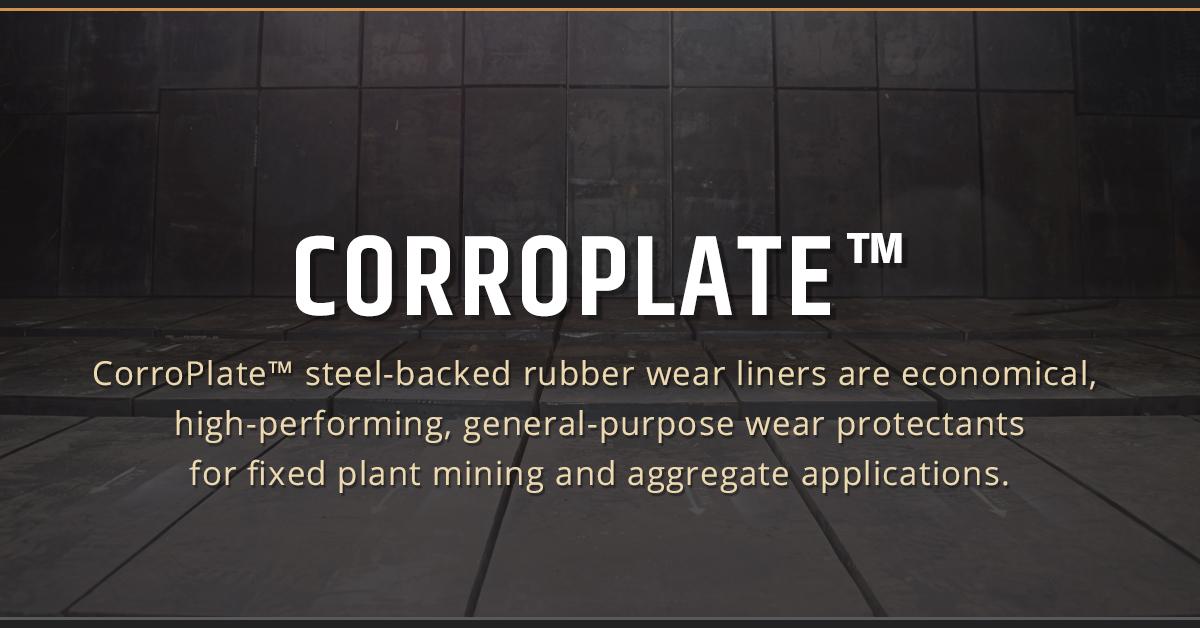 Product Rubber Wear Liners: CorroPlate™ | Mining & Minerals Processing image